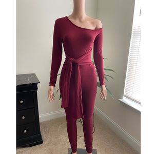 Ruby Red Jumpsuit